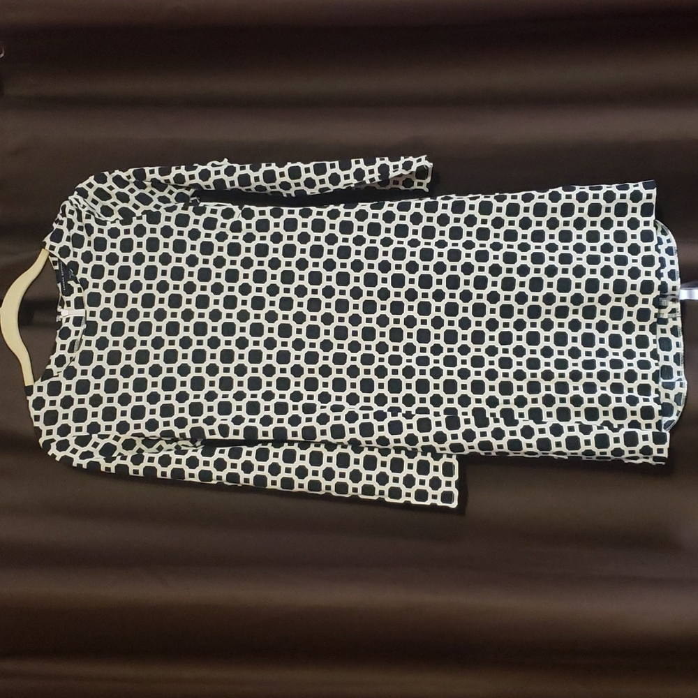 4P Banana Republic‎ Black and White dress